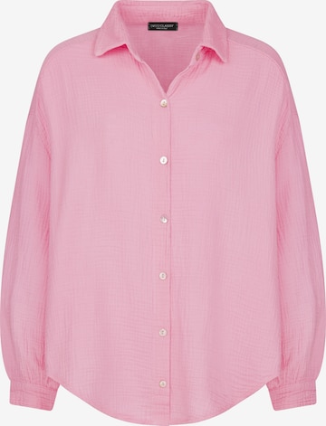 SASSYCLASSY Bluse 'kürzere Variante' in Pink: Vorderseite