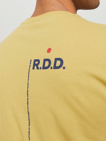 R.D.D. ROYAL DENIM DIVISION - Camisa 'RDDELIO' em amarelo