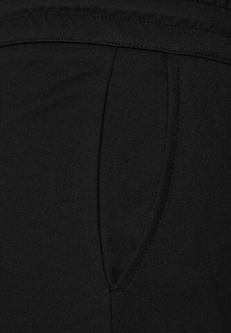 STREET ONE Zvonové kalhoty Kalhoty s puky – černá