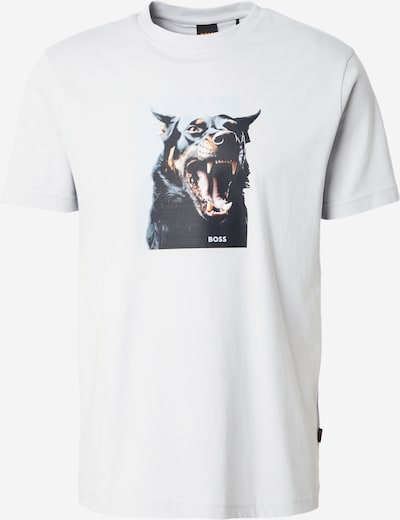 BOSS Paita 'Dobermann' värissä vaaleansininen / vaaleanruskea / vaaleanharmaa / musta, Tuotenäkymä