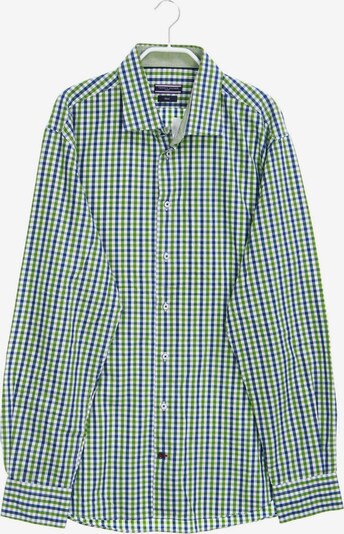 TOMMY HILFIGER Button Up Shirt in XXL in Navy / Olive, Item view