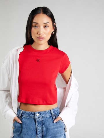 Calvin Klein Jeans Μπλουζάκι σε κόκκινο