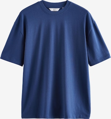 T-Shirt Next en bleu : devant