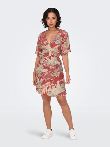 Robe d’été 'ONLPalina' ONLY en rouge