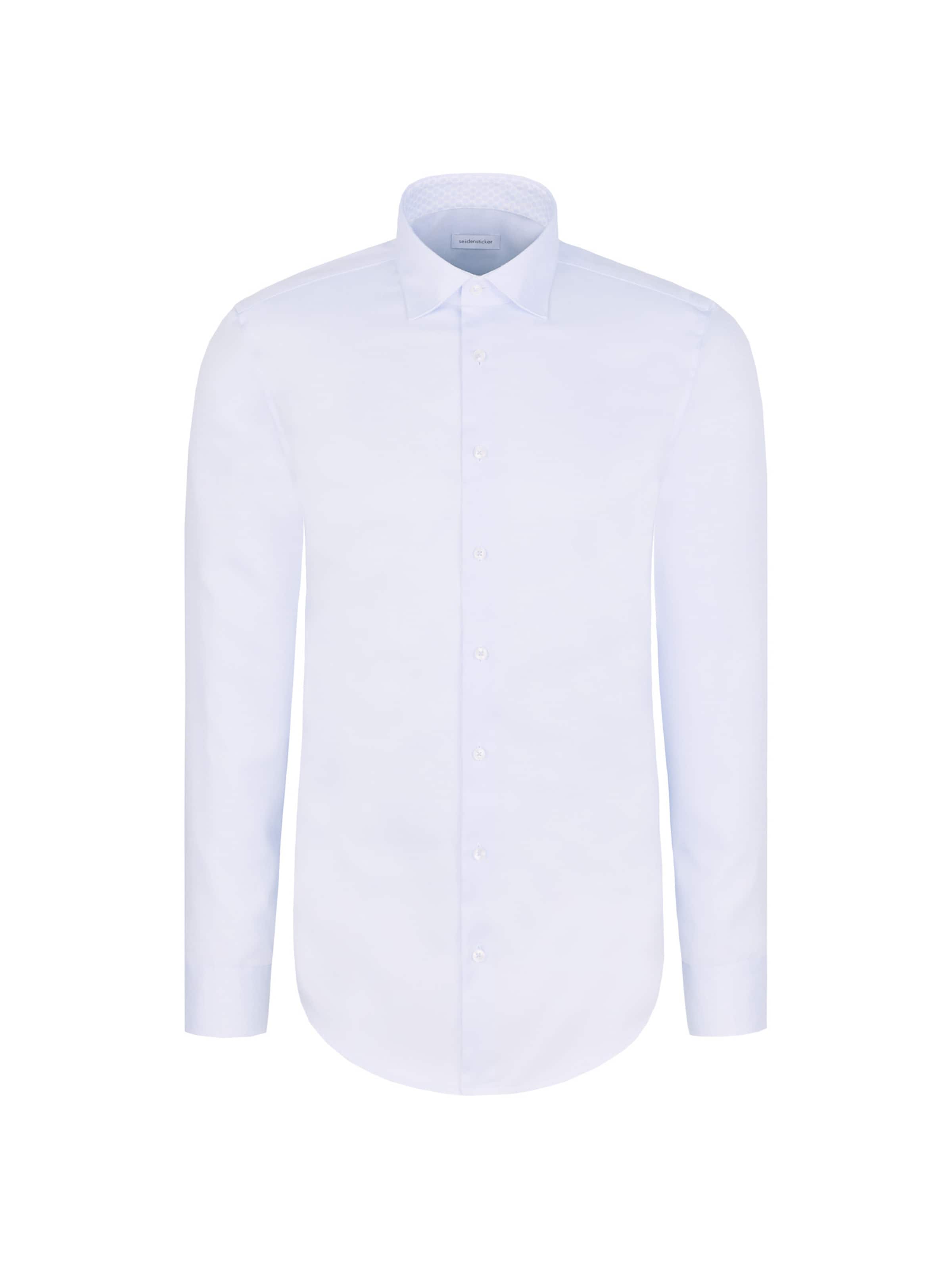 Chemise business 'Schwarze Rose' SEIDENSTICKER en bleu : devant