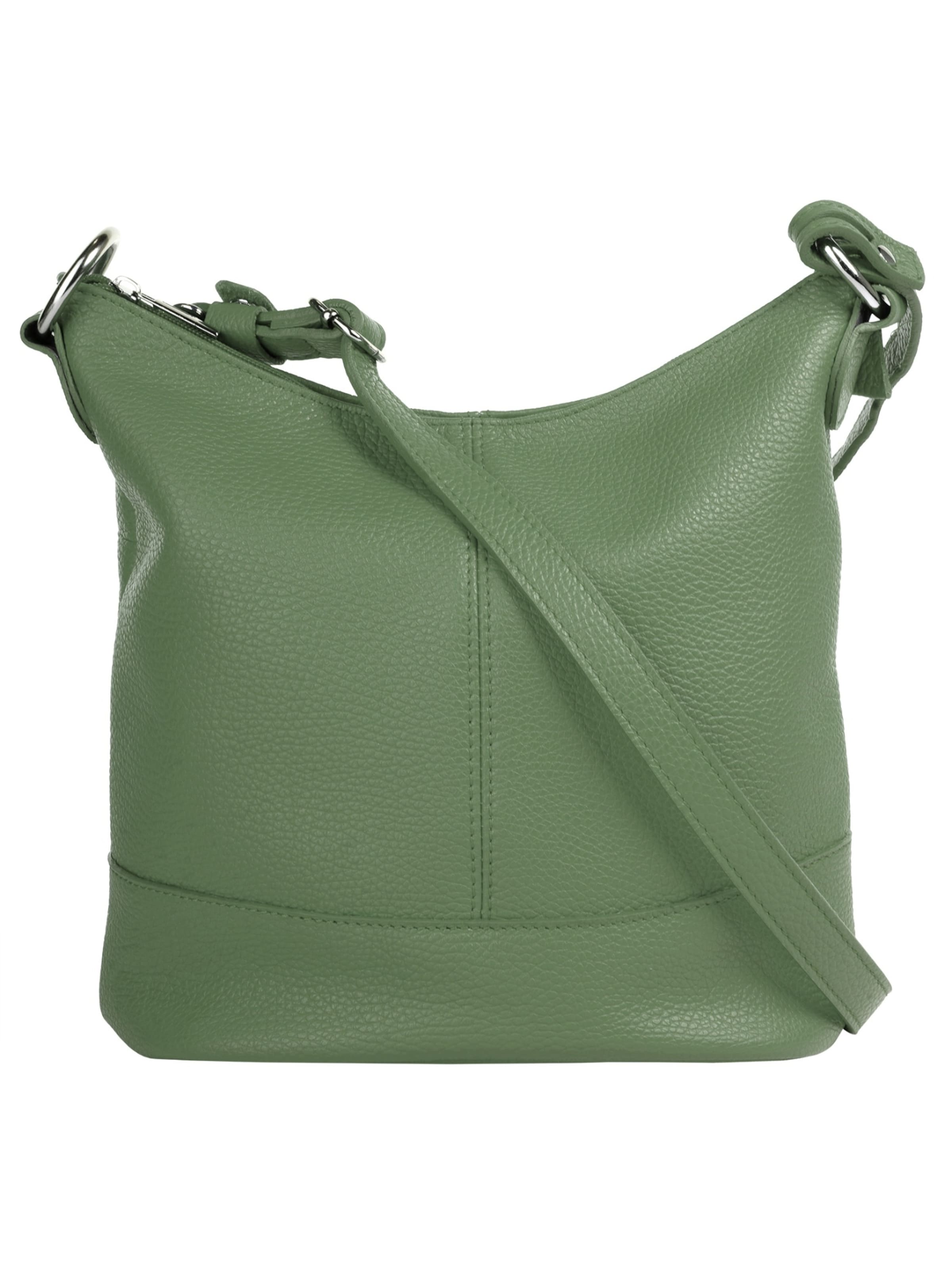 Sac à bandoulière Cluty en vert : devant