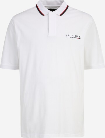Tommy Hilfiger Big & Tall Тениска в бяло: отпред