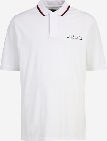 Maglietta di Tommy Hilfiger Big & Tall in bianco: frontale