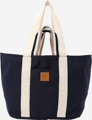 BOSS Black Shopper táska 'Deva' - kék: elől