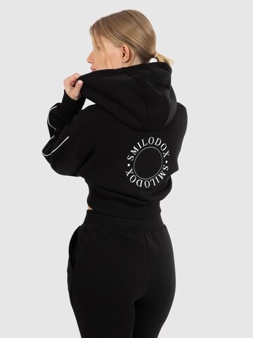 Smilodox Sweatvest ' Maren ' in Zwart