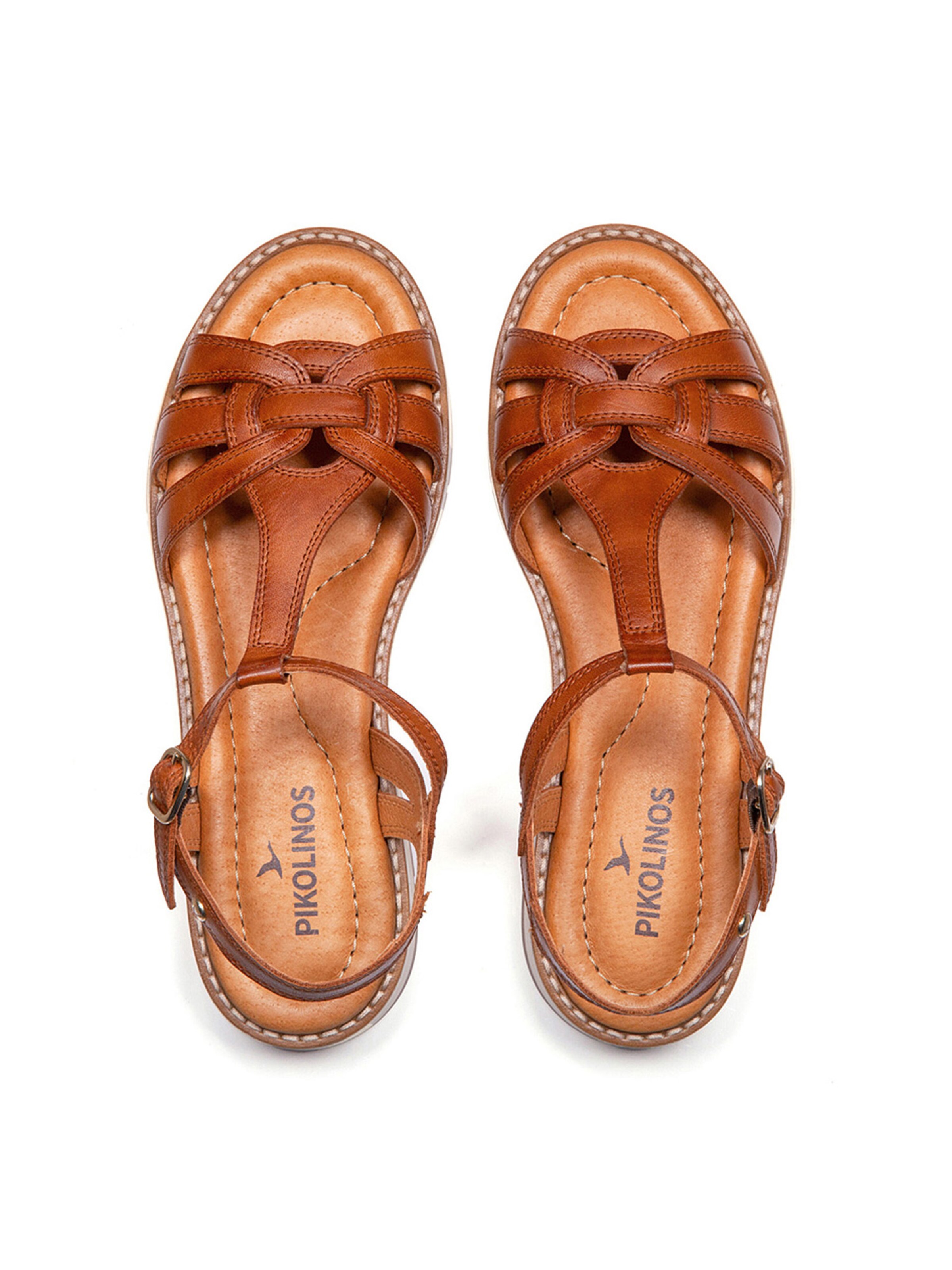 Sandales à lanières 'Roquetas' PIKOLINOS en marron