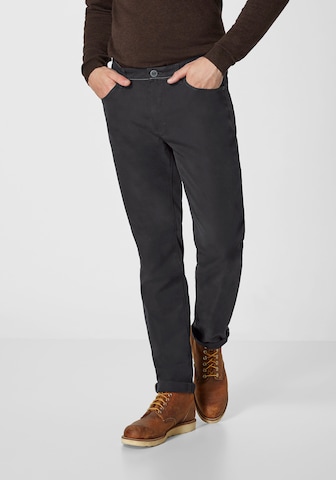 REDPOINT Regular Pants 'Milton' in Black: front
