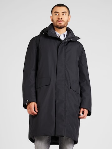 JOOP! Between-seasons coat 'Cromsin' in Black: front