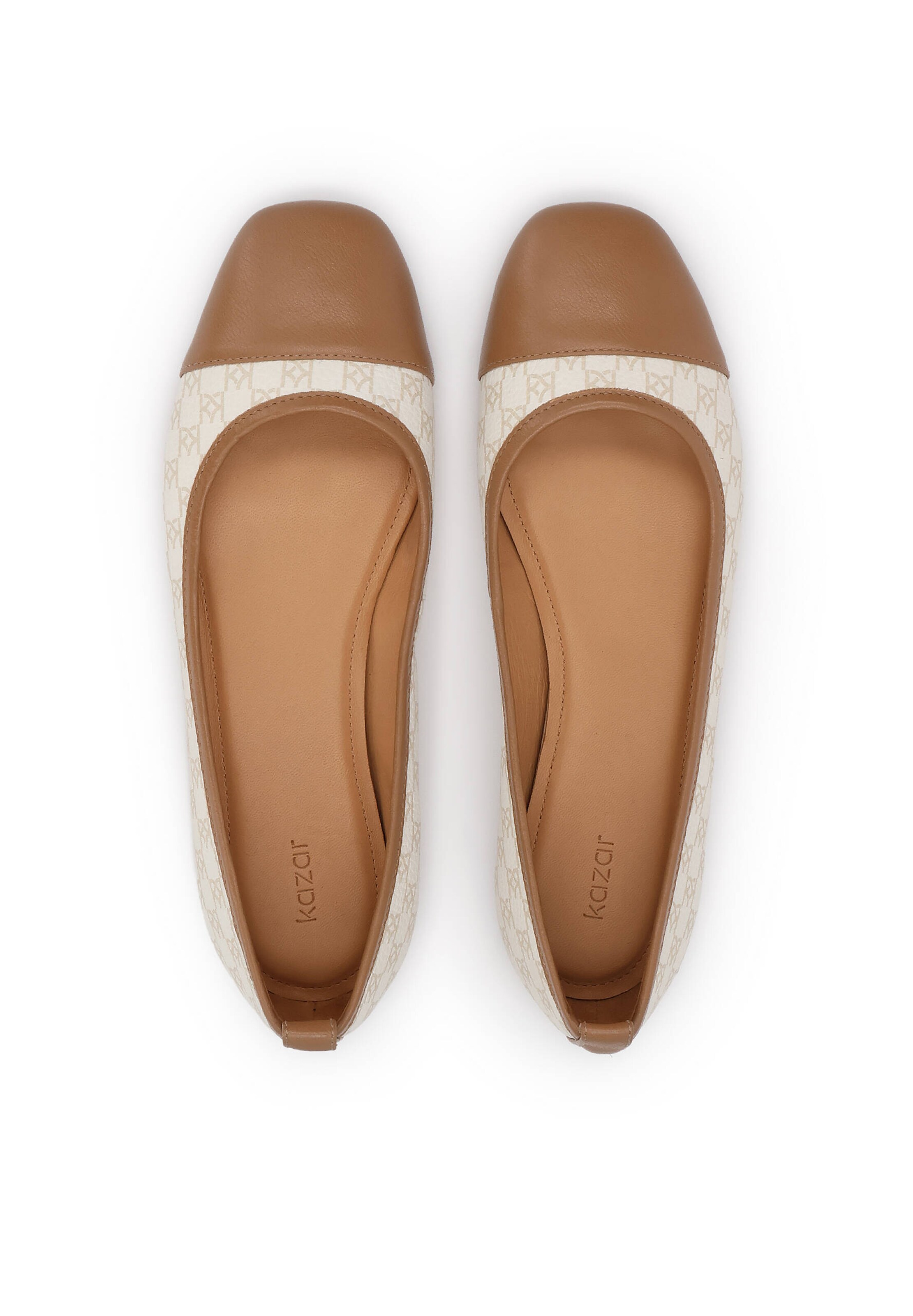 Kazar Ballet Flats in White
