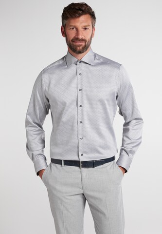 ETERNA Regular fit Business Shirt in Grey: front
