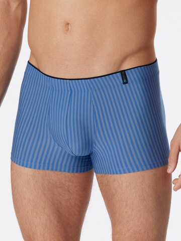 SCHIESSER Boxershorts ' Long Life Soft ' in Blauw: voorkant