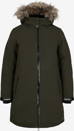 Zizzi Χειμερινό παλτό 'MDARLA' σε σκούρο πράσινο, Άποψη προϊόντος