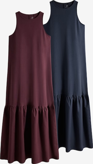 The Set Šaty ve velikosti 34 - námořnická modř / burgundská červeň, Produkt