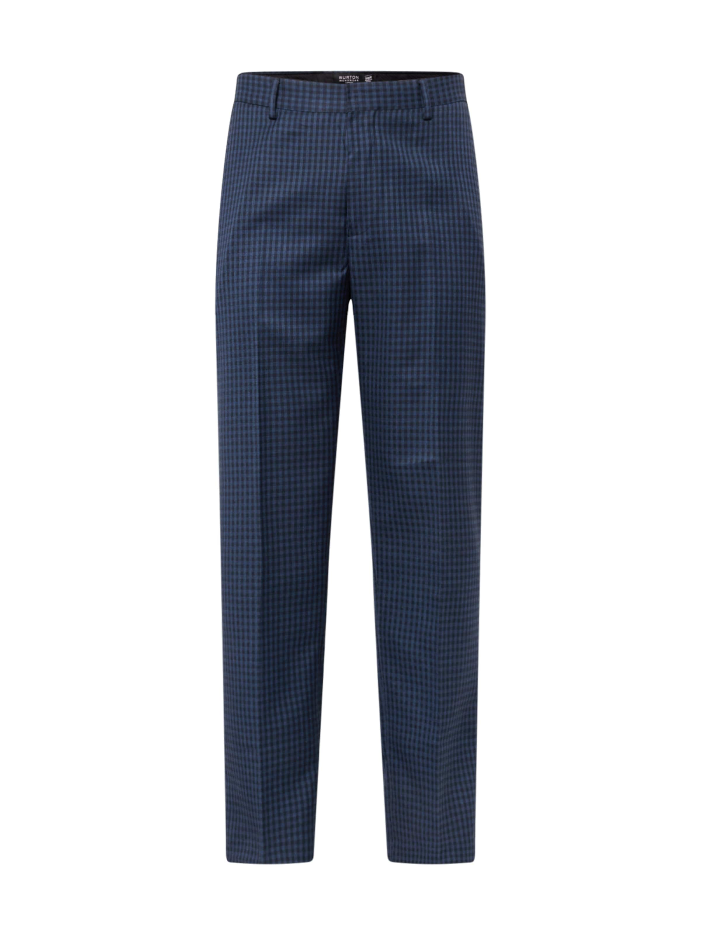 BURTON MENSWEAR LONDON Regular Trousers with creases in Blue: front