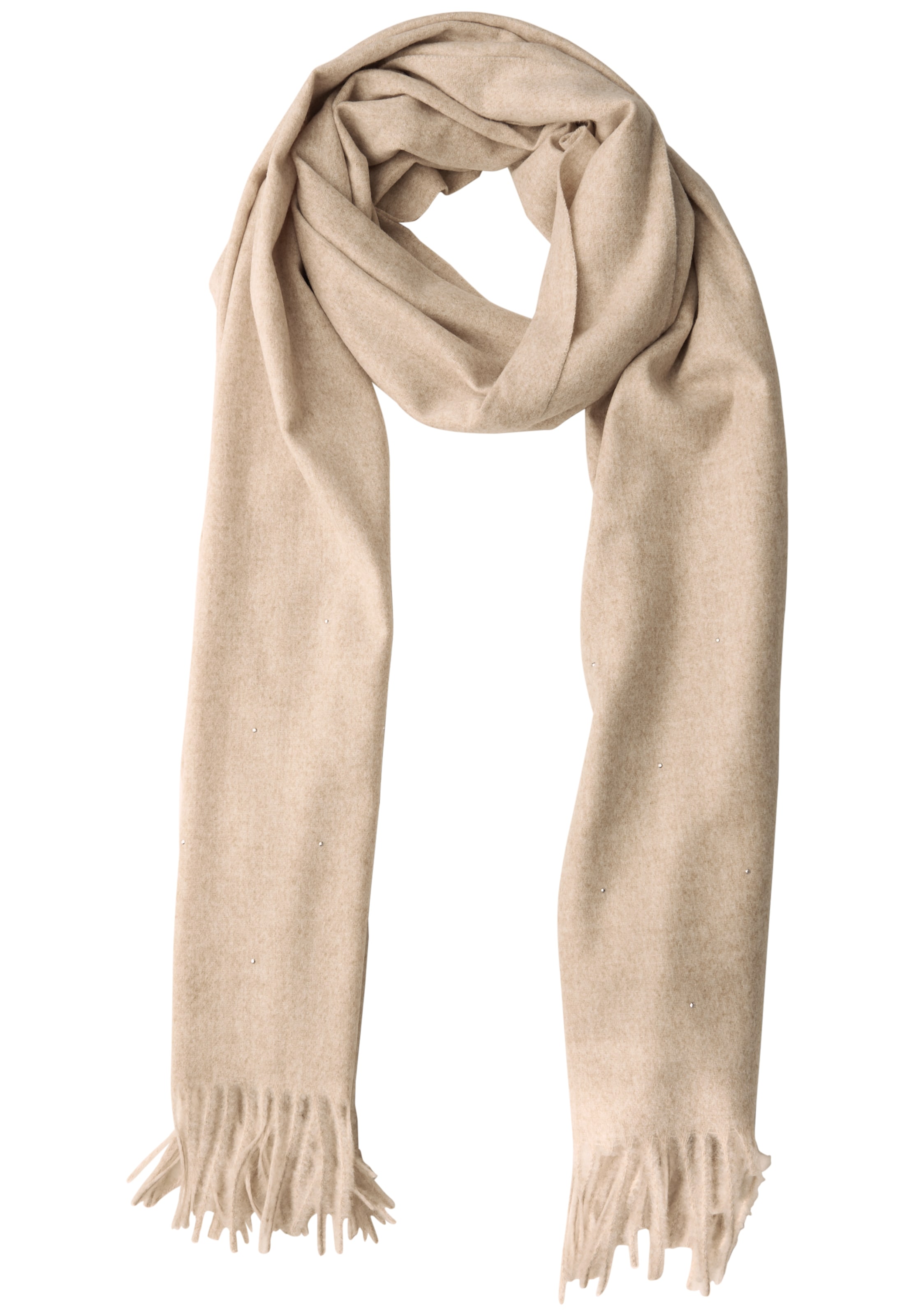 STREET ONE Scarf in Beige: front