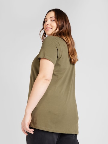ONLY Carmakoma Shirt 'Bonnie Life' in Green