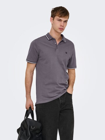 Only & Sons Shirt 'ONSFletcher' in Grey: front
