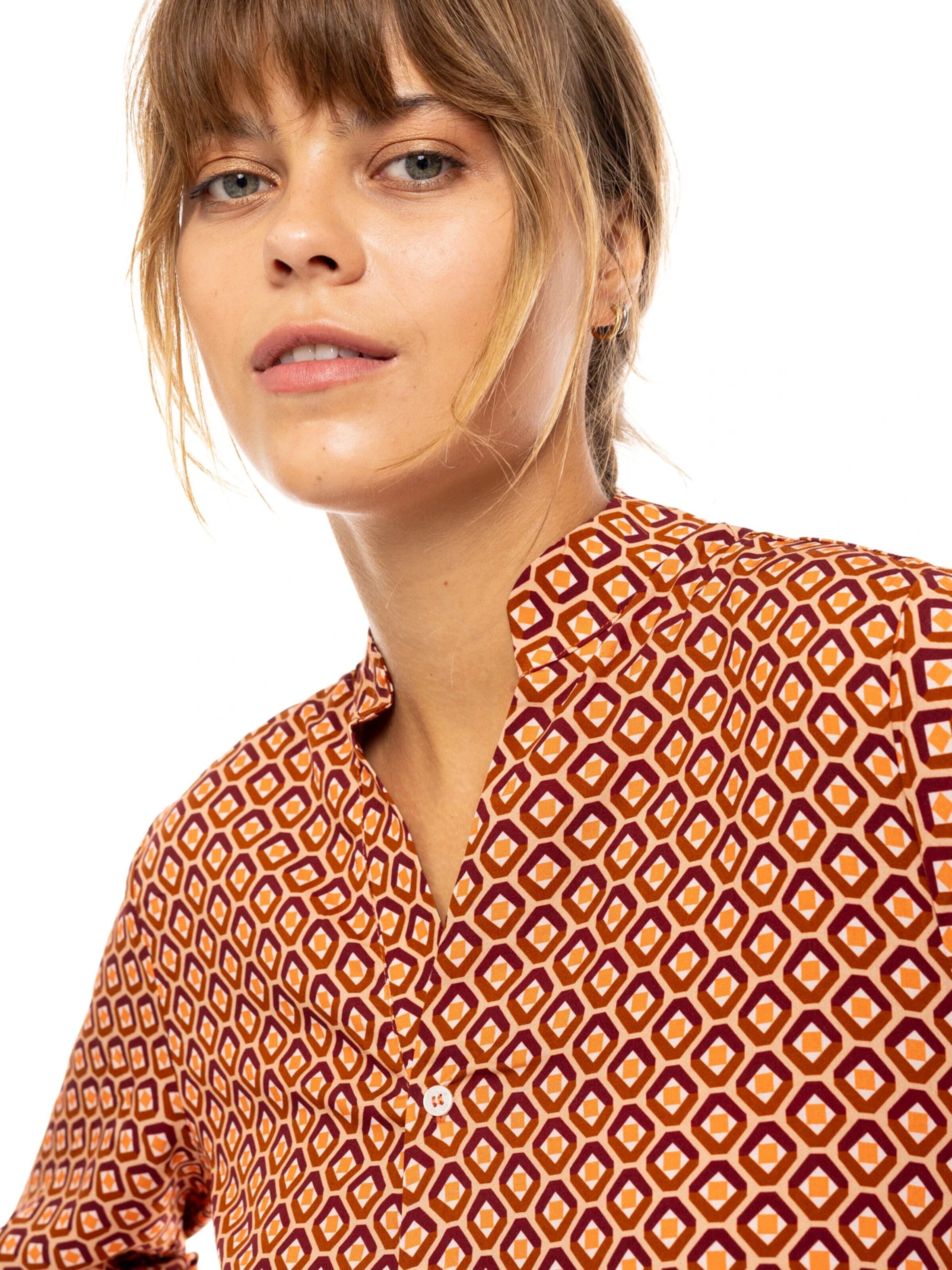 Pink Label - Vestido de verano 'BEACHWEAR PRISM GEO' en marrón