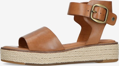 MANFIELD Sandale in cognac, Produktansicht
