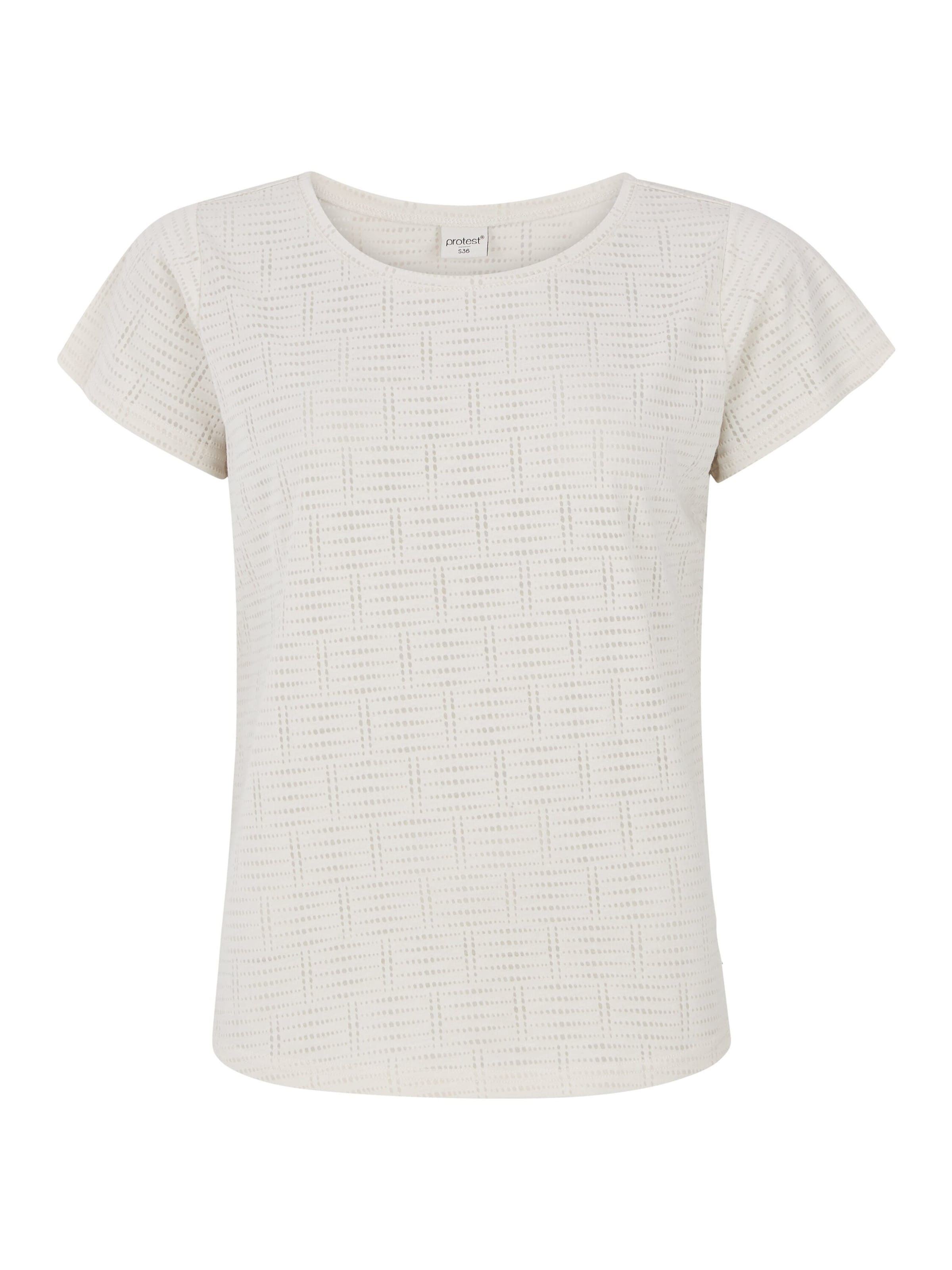 PROTEST Shirt 'PRTAubreys' in Wit: voorkant