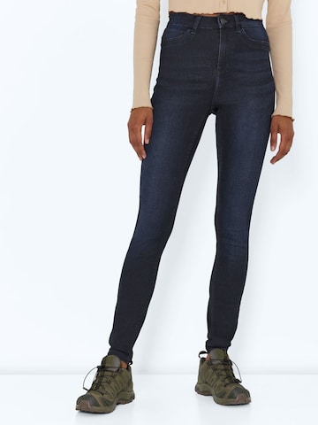 Noisy may Skinny Jeans 'Callie' i sort: forside