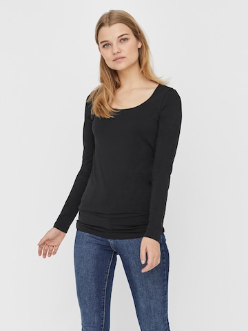 VERO MODA Shirt in Zwart