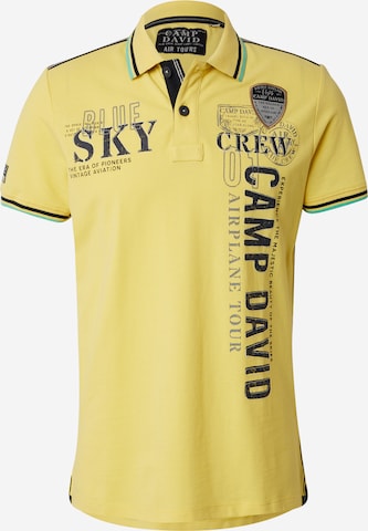 CAMP DAVIDMajica - žuta boja: prednji dio
