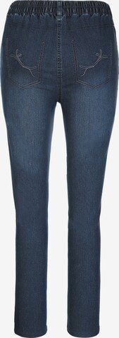 MIAMODA Skinny Broek in Blauw