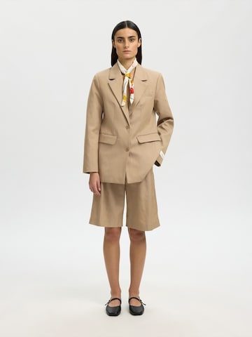 Blazer 'SLFAMOUR' SELECTED en beige