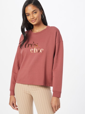 ABOUT YOU Sweatshirt 'Samira' in Pink: front