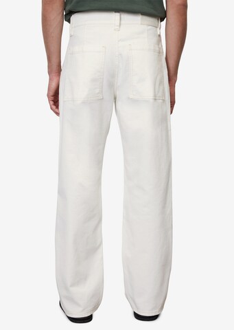 Marc O'Polo Wide Leg Jeans 'IDRE' in Weiß