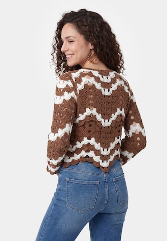 Pull-over usha FESTIVAL en marron