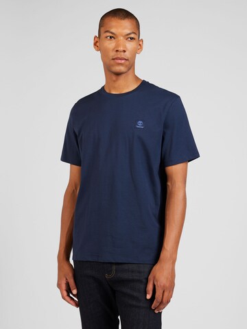 T-Shirt TIMBERLAND en bleu : devant