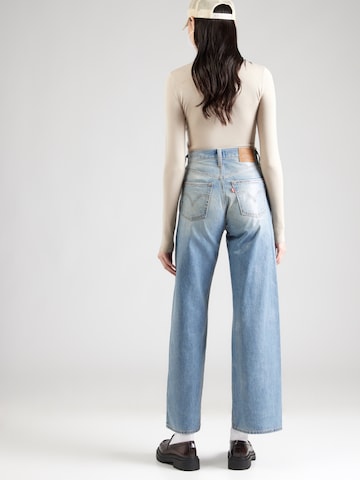 LEVI'S ® Laiad sääred Teksapüksid 'RIBCAGE WIDE LEG', värv sinine