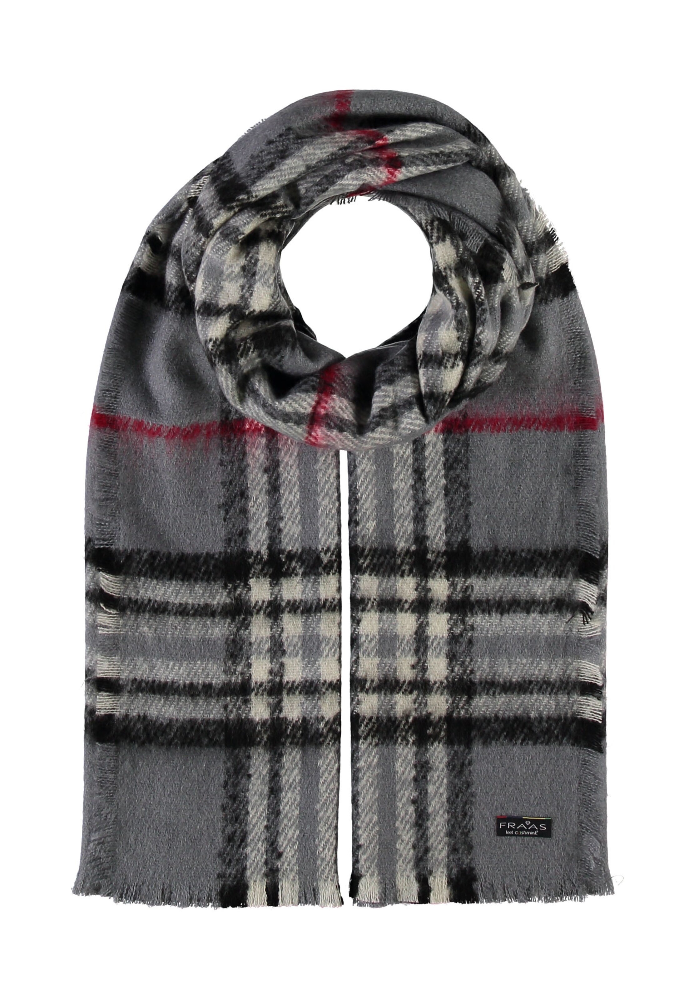 FRAAS Schal in Grau: Vorderseite