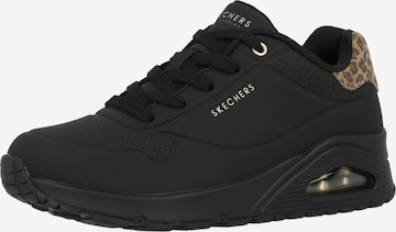 SKECHERS Σνίκερ χαμηλό 'UNO' σε μαύρο: μπροστά