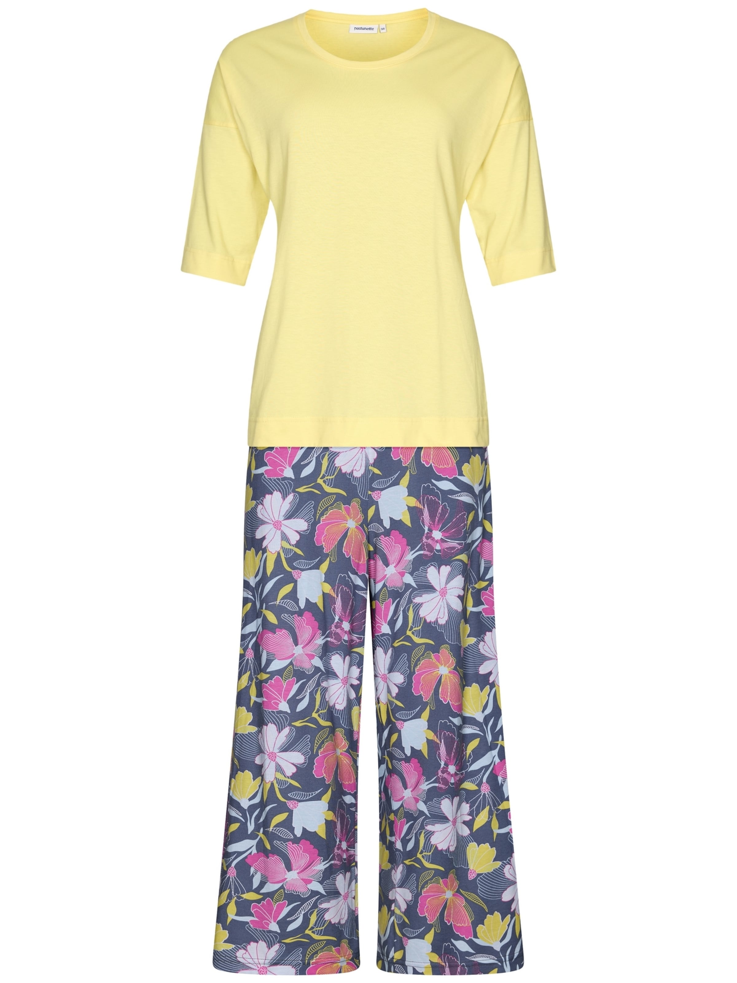 Pastunette Pajama 'Pyjama' in Yellow: front