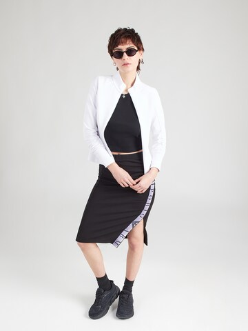 EA7 Emporio Armani - Casaco em moletão em branco