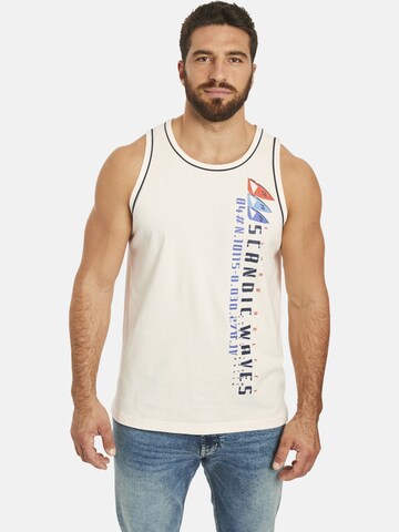 Jan Vanderstorm Tanktop 'Tideman' in Blau: Vorderseite