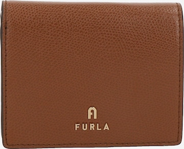 FURLA Портмоне 'CAMELIA' в кафяво: отпред