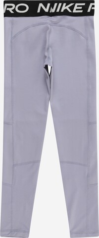 NIKE Skinny Sportbroek 'Pro' in Blauw