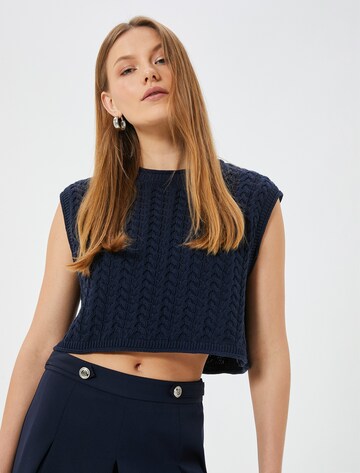 Koton Gebreide bodywarmer in Blauw