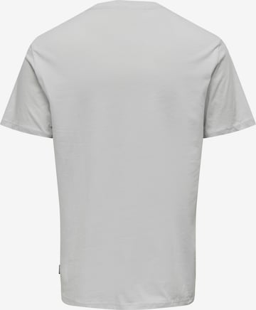 T-Shirt 'ASHER' Only & Sons en gris