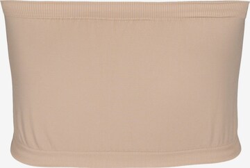 Devoted by Zizzi - Bandeau Sujetador 'Charli' en beige