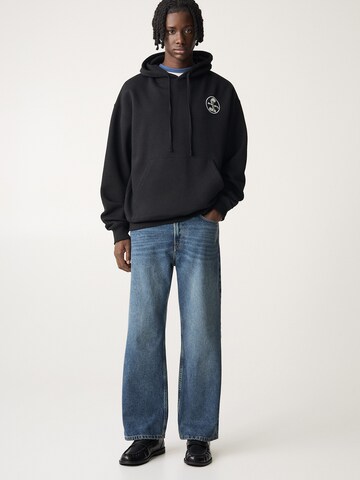 Pull&Bear Mikina – černá